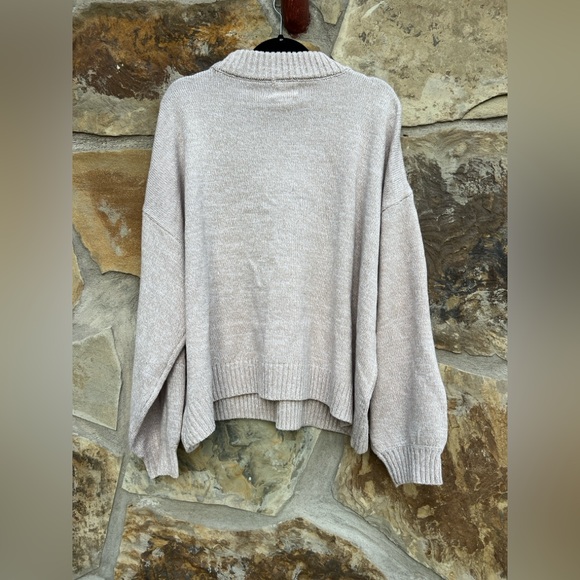 Disney Bambi Oversized Fall Crewneck Chunky Knit Pullover Slouchy Sweater 2X - Picture 8 of 8